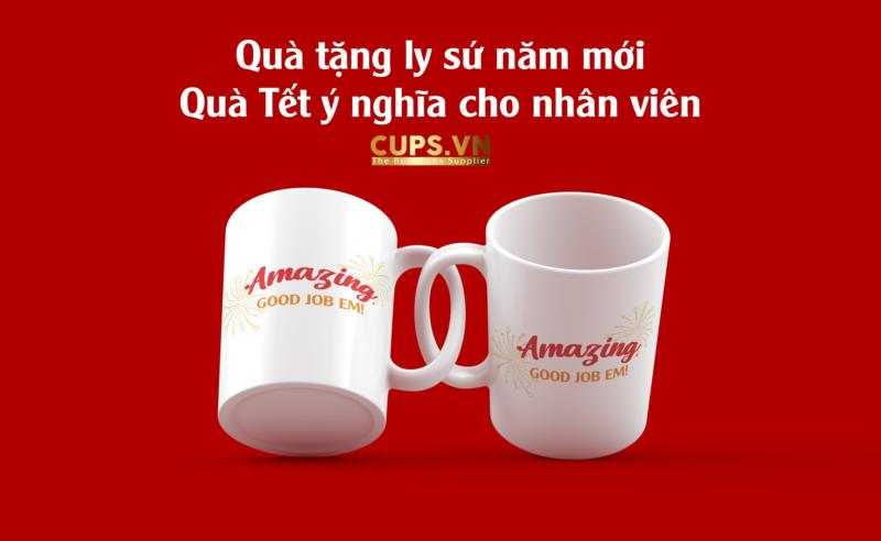 Ly sứ năm mới Quà tết ý nghĩa cho nhân viên