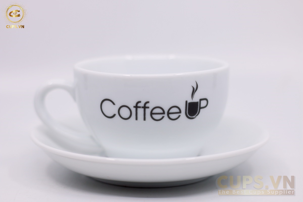 Quán coffee chọn phượng pháp in ly sứ là in lụa