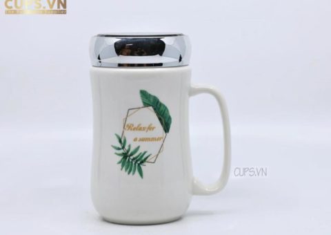 Ly sứ nắp gương nằm trong top mẫu ly sứ có nắp giá rẻ