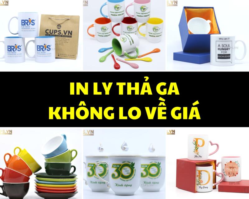 Ly sứ in logo giá rẻ