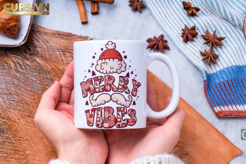 Quà Noel: Ly, cốc in hình xinh xắn