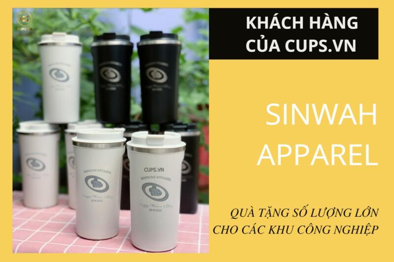 Ly giữ nhiệt in logo Sinwah