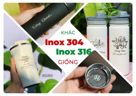 Bình giữ nhiệt inox 304 và Bình giữ nhiệt inox 316 khác gì nhau