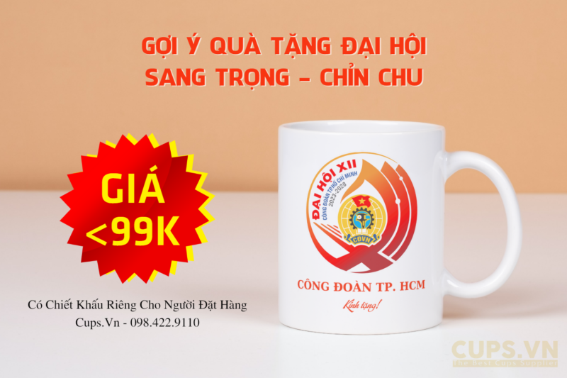 Gợi Ý 3 Món Quà Đại Hội giá rẻ- In Logo Và Chữ Kỉ Niệm
