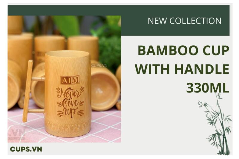 Ly Tre Có Quai 330ml 12cm Bamboo Coffee CUP 330ml