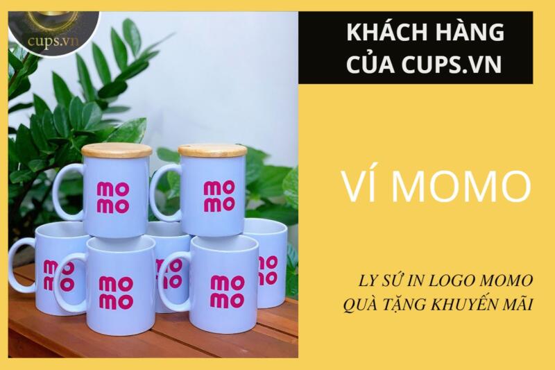 Ly sứ Momo in tại Cups