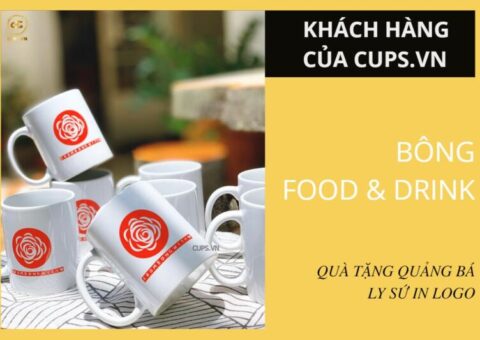 Ly sứ trà sữa Bông - quà tặng khai trương ý nghĩa, giá rẻ