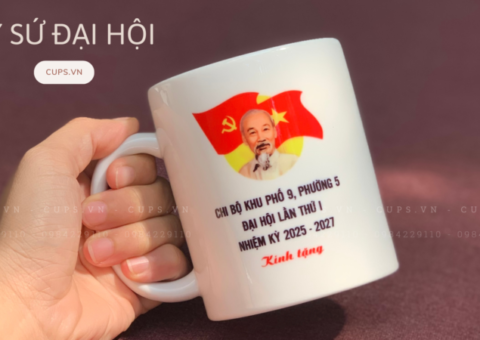 Khám phá ly sứ đại hội độc đáo, sản phẩm được thiết kế và sản xuất chuyên nghiệp dành riêng cho các cơ quan ban ngành