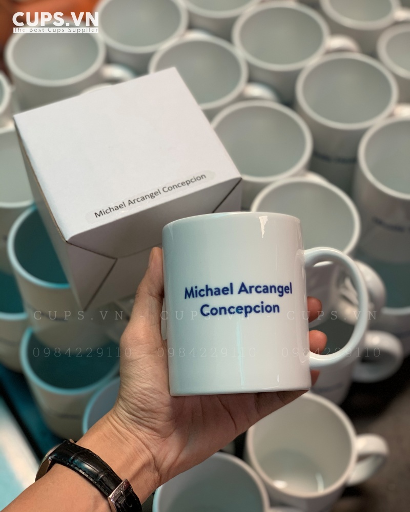 Ly Sứ Cups in tên riêng từng nhân viên