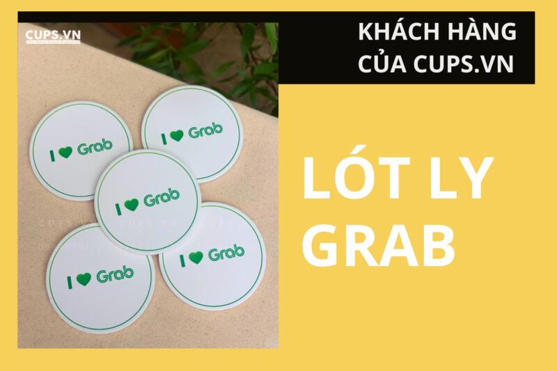 500 chiếc lót ly custom Grab hoàn thiện đúng tiến độ chỉ trong 5 ngày