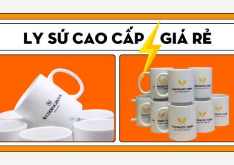 Ly sứ in logo cao cấp vs ly giá rẻ — Vì sao doanh nghiệp nên chọn chất lượng