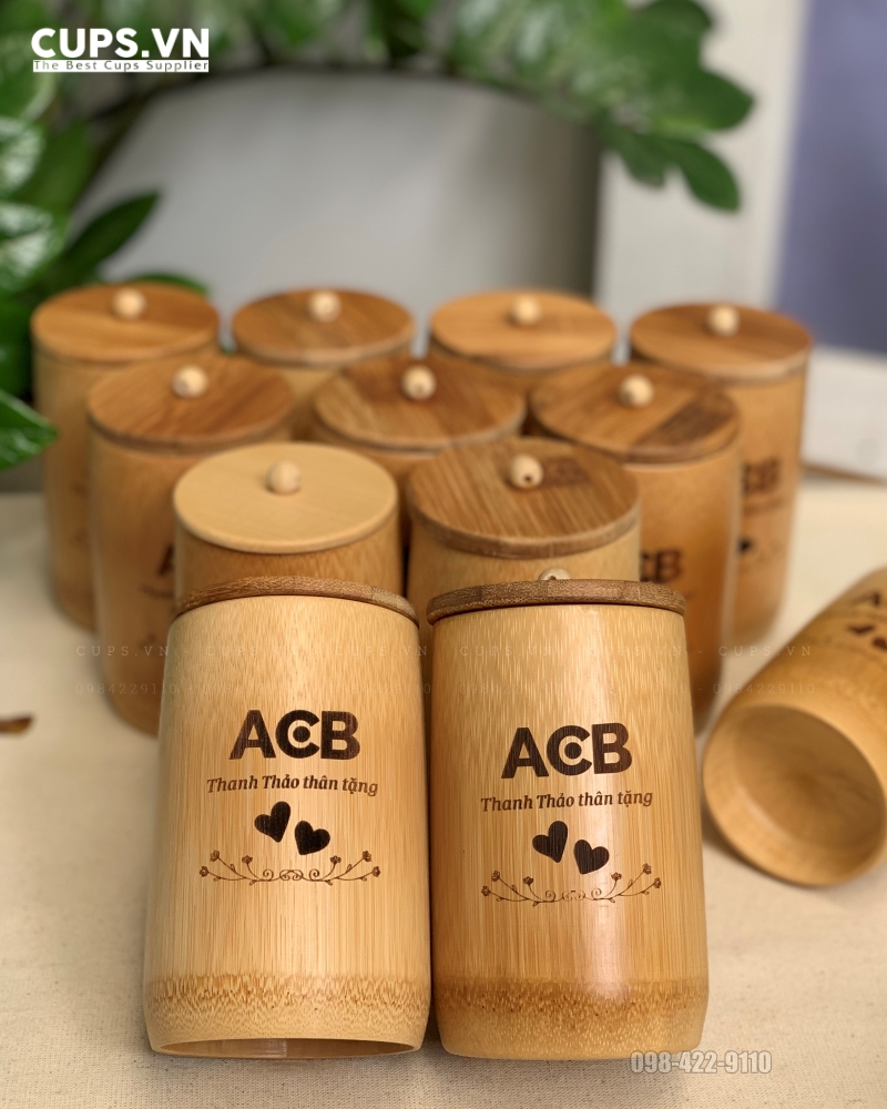 Xưởng sản xuất ly tre cao cấp tại Việt Nam – Ly tre hấp CO2 màu nâu thẫm