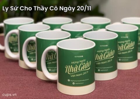 Ly sứ cho thầy cô ngày 20/11 – Món quà ý nghĩa dưới 100k từ Vinacup