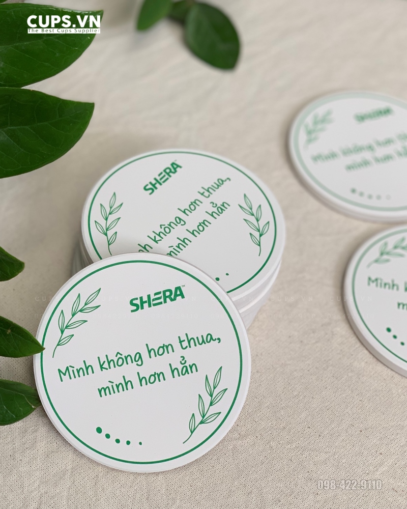 Lót ly gốm – món quà nhỏ, giá trị thương hiệu lớn