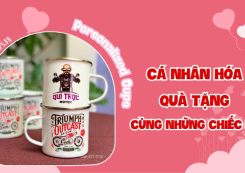 Ly cá nhân hóa – in tên, hình, hoặc thông điệp riêng theo yêu cầu. Cups.vn chuyên sản xuất và in ly cho từng cá nhân, giúp biến chiếc ly trở thành món quà độc nhất vô nhị mang đậm cá tính người sở hữu.