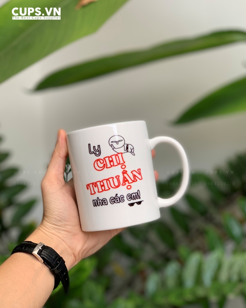 Ly Cá Nhân Hóa - Ly sứ in tên riêng