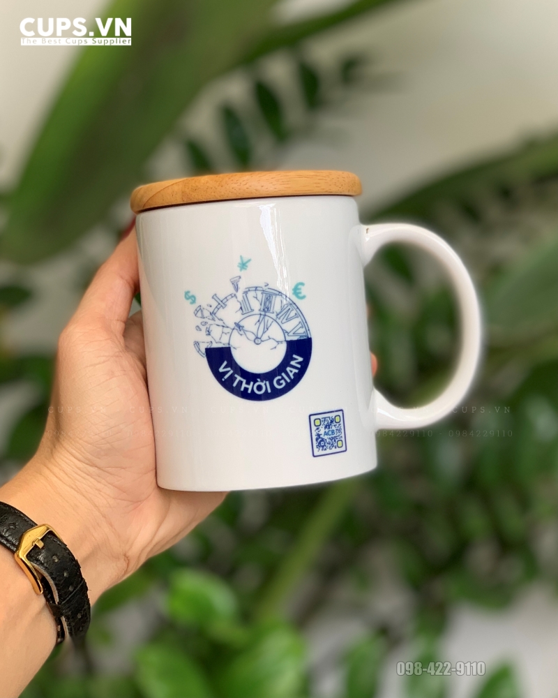 Cấu tạo và ưu điểm nổi bật của ly sứ nắp gỗ
