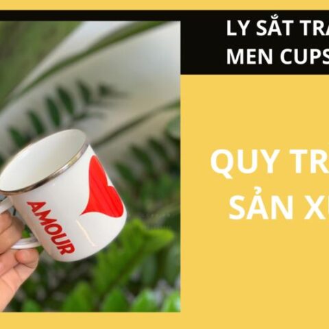 Cốc sắt tráng men được sản xuất qua nhiều công đoạn tinh xảo: chọn thép chống gỉ, tạo hình, phủ men sứ và nung trên 800°C để đạt độ bóng và độ bền tối ưu.