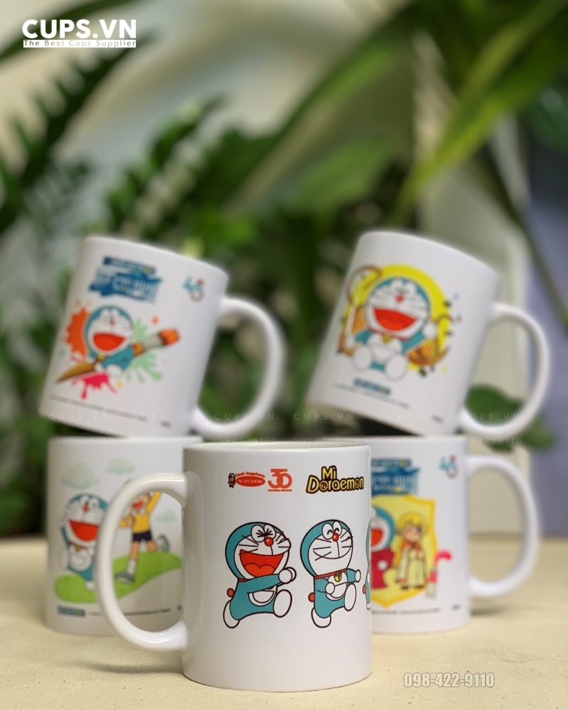 Ly sứ Basic in logo thương hiệu làm quà tặng sự kiện