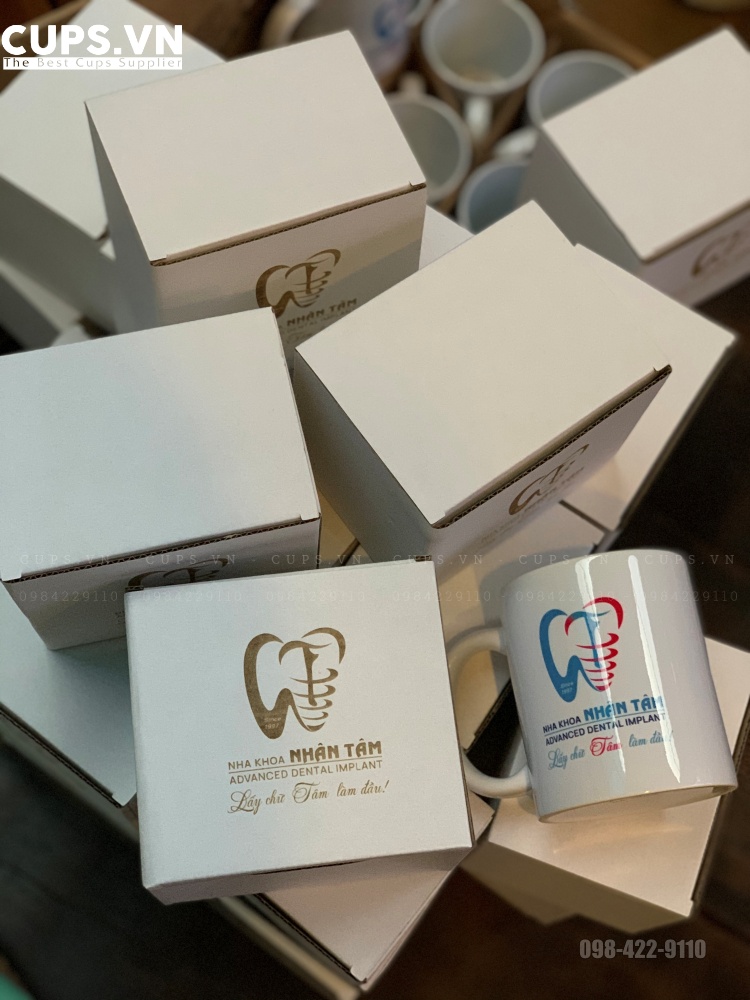 Ly Sứ Basic – kèm hộp khắc logo