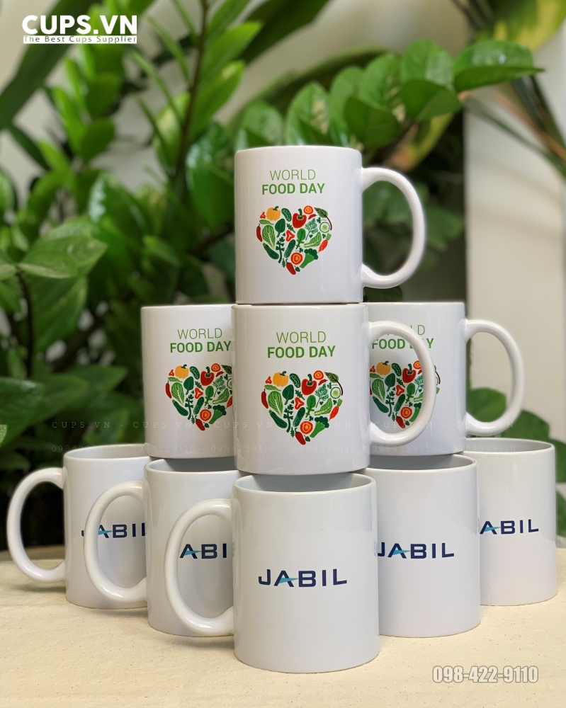 Giải Pháp Quà Tặng Cho Event - Ly sứ in logo cực đẹp