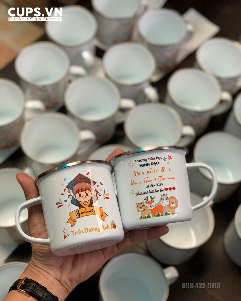 Ly thiếc in tên bé - không lo bể vỡ - món quà ý nghĩa