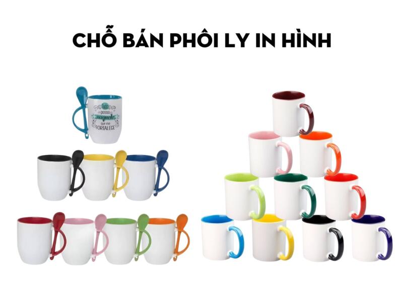 Cận cảnh phôi ly sứ trắng trơn, dễ in ấn và bền đẹp khi sử dụng