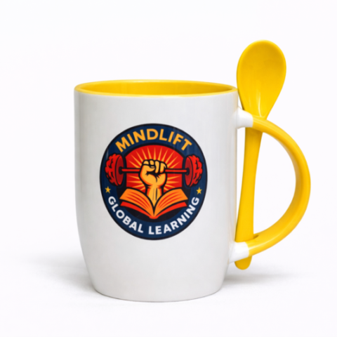 Barrel-Shaped Ceramic Mug with Spoon | Custom Corporate Gifts – VINACUP