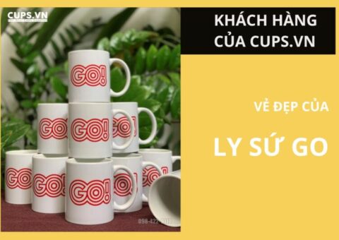 Cốc sứ in logo siêu thị GO là một trong những dự án quà tặng doanh nghiệp tiêu biểu mà Cups.vn trực tiếp thực hiện. Đây không chỉ là sản phẩm quà tặng thông thường, mà là giải pháp truyền tải hình ảnh thương hiệu một cách tinh tế, bền bỉ và lâu dài.