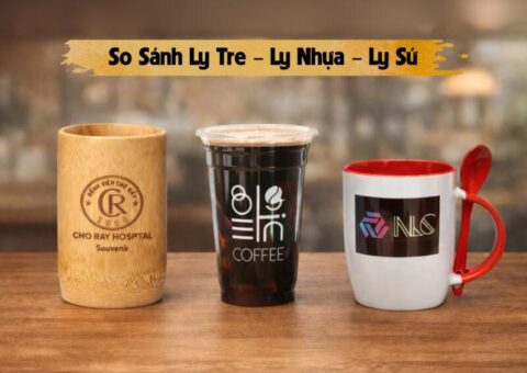 Trong các chiến dịch quà tặng và truyền thông thương hiệu, việc chọn đúng loại ly ảnh hưởng trực tiếp đến hình ảnh doanh nghiệp. Ly tre nổi bật với yếu tố thân thiện môi trường, ly nhựa tiện lợi và chi phí thấp, trong khi ly sứ mang lại cảm giác sang trọng và bền vững. Bài viết so sánh chi tiết ly tre – ly nhựa – ly sứ giúp doanh nghiệp hiểu rõ ưu nhược điểm từng loại, từ đó lựa chọn sản phẩm phù hợp với mục tiêu thương hiệu, ngân sách và thông điệp truyền tải. Vinacup cung cấp đầy đủ giải pháp in ấn, khắc logo theo yêu cầu cho cả ba dòng sản phẩm.