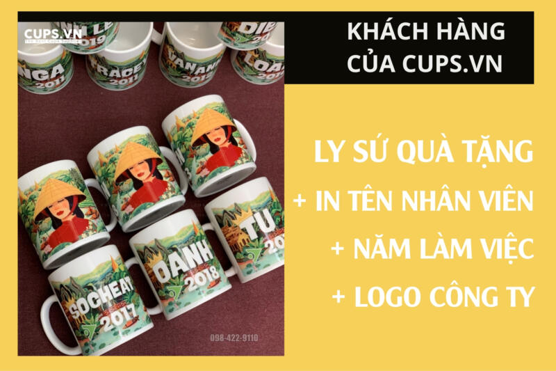Quà Tặng Nhân Viên Công Ty – Khi Mỗi Chiếc Ly Sứ Kể Một Câu Chuyện Riêng